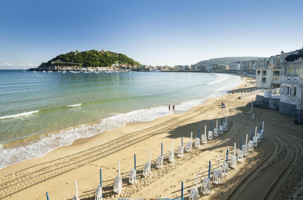 Miramar Luxurious Flat, 3 Double Rooms, Free Parking, Terrace, Completely New San Sebastián Exterior foto