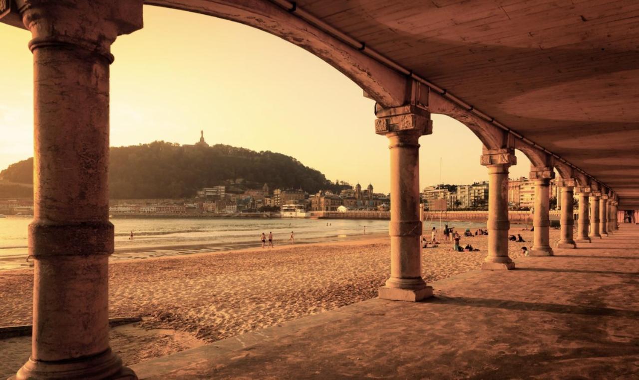 Miramar Luxurious Flat, 3 Double Rooms, Free Parking, Terrace, Completely New San Sebastián Exterior foto